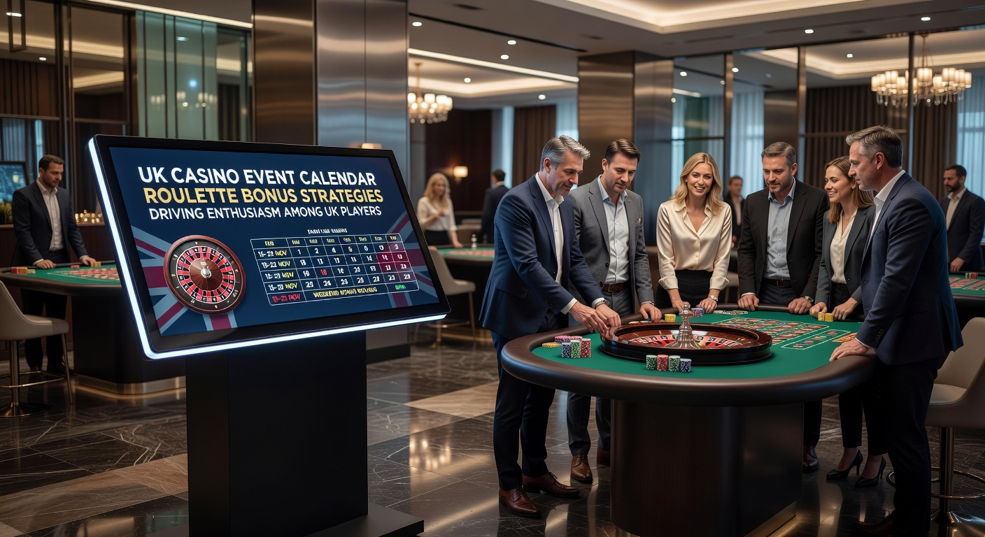 UK roulette players reviewing digital event calendars on tablets and phones