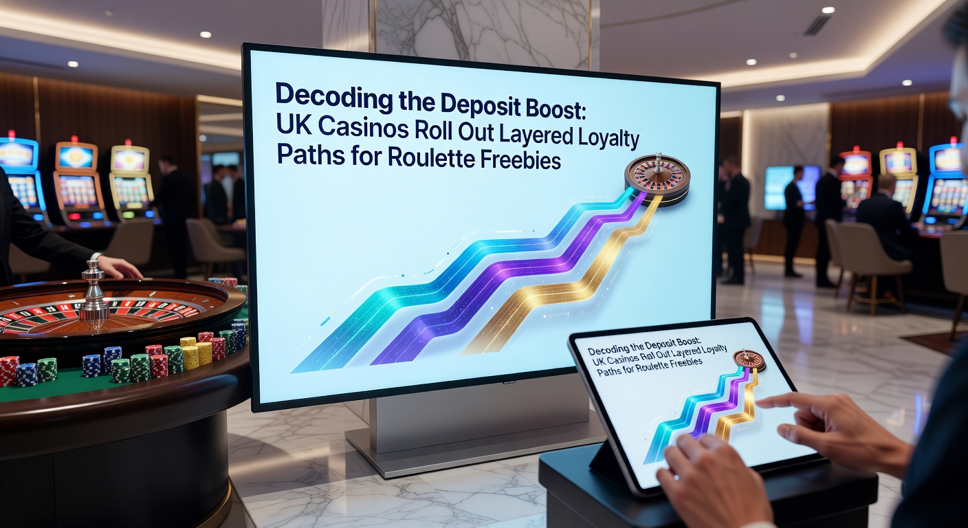 UK casino players engaging with loyalty app on mobile device, highlighting deposit boost notifications for roulette rewards
