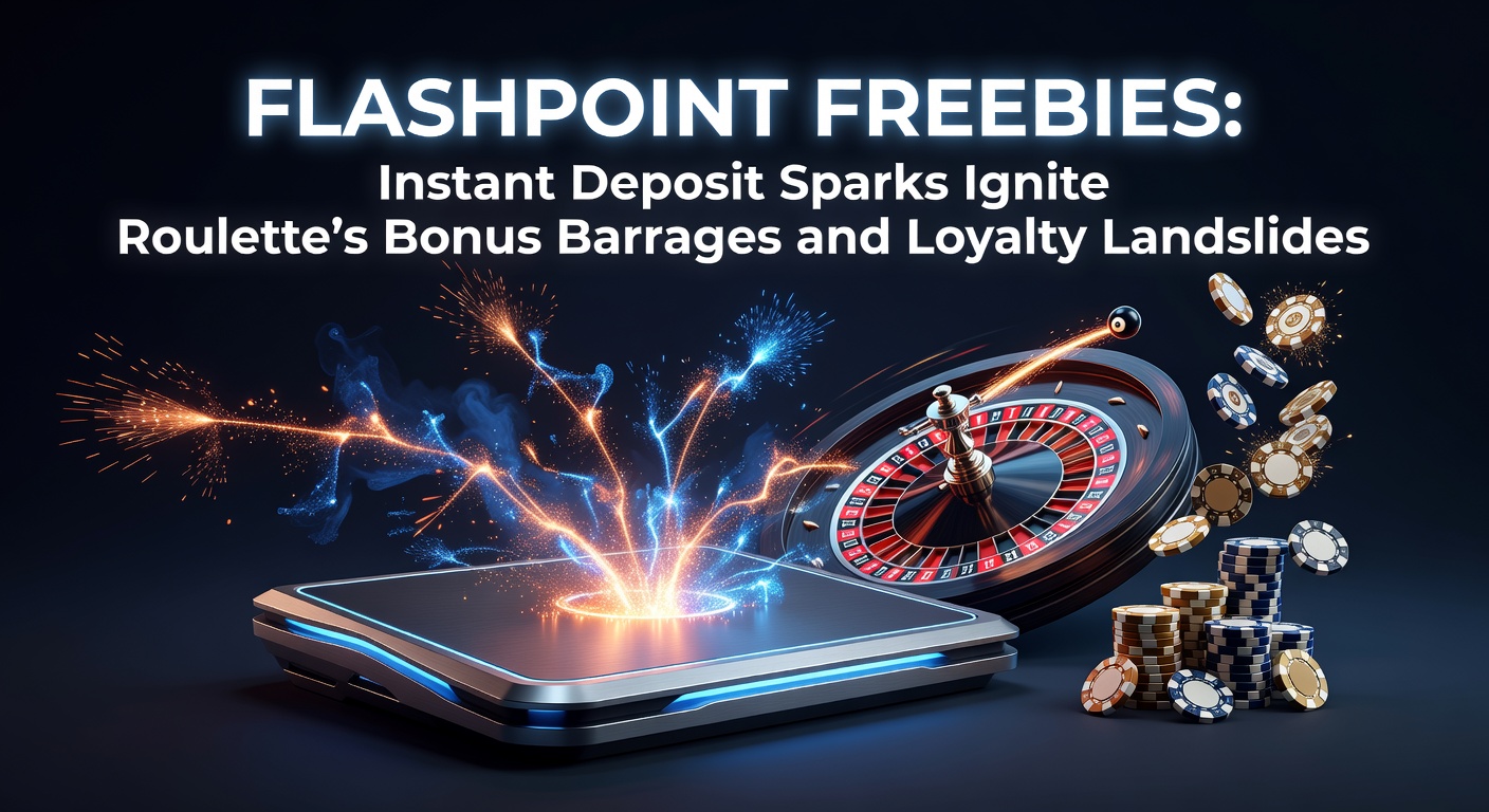 Vibrant graphic showing a single deposit coin igniting a chain reaction of roulette bonuses and loyalty points exploding outward