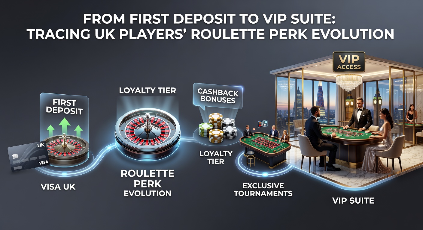 Tiered loyalty ladder graphic showing progression from bronze to diamond VIP status with roulette wheel icons at each level