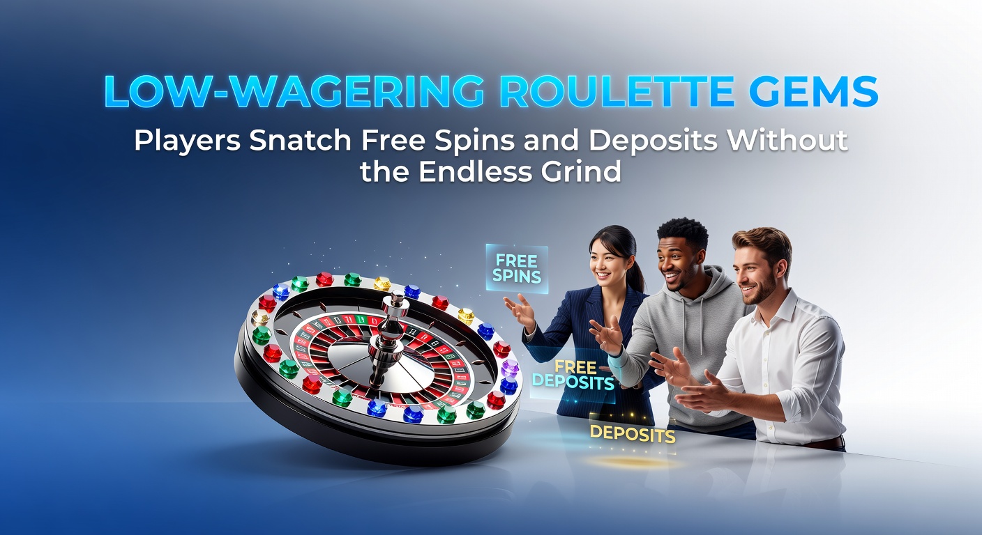 Player's screen showing low-wagering roulette bonus activation, free spins tally, and quick cashout progress bar