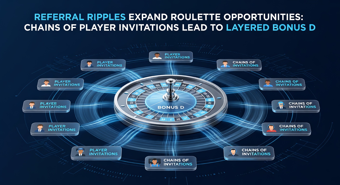 Flowchart of loyalty escalations triggered by multiple roulette player referrals