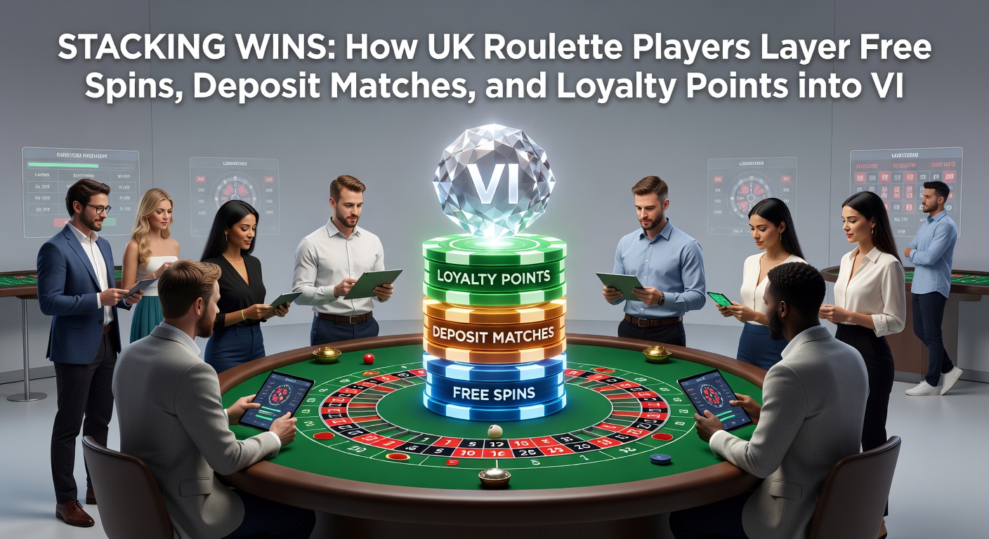 Visual breakdown of a VIP loyalty pyramid in UK online roulette, illustrating progression from bronze to diamond tiers fueled by stacked deposit matches, free spins, and accumulating points